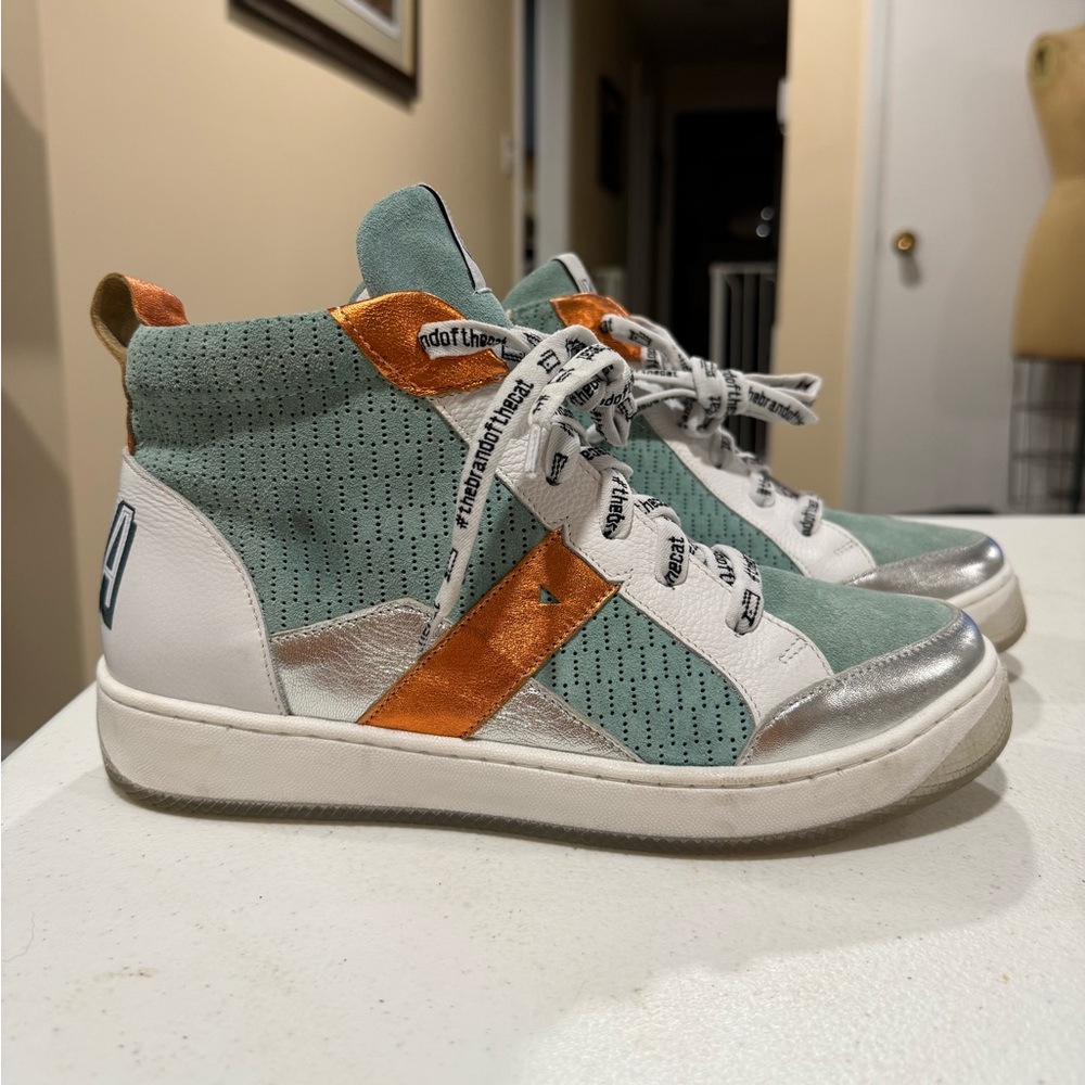 Vaddia Baskets Femme Felix High Top Sneakers - Picture 7 of 15